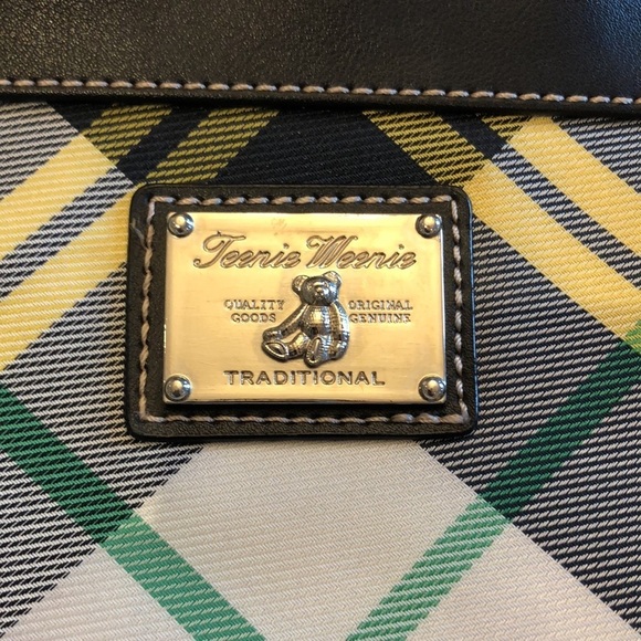 Teenie weenie plaid shoulder purse &  keychain. - Picture 2 of 12